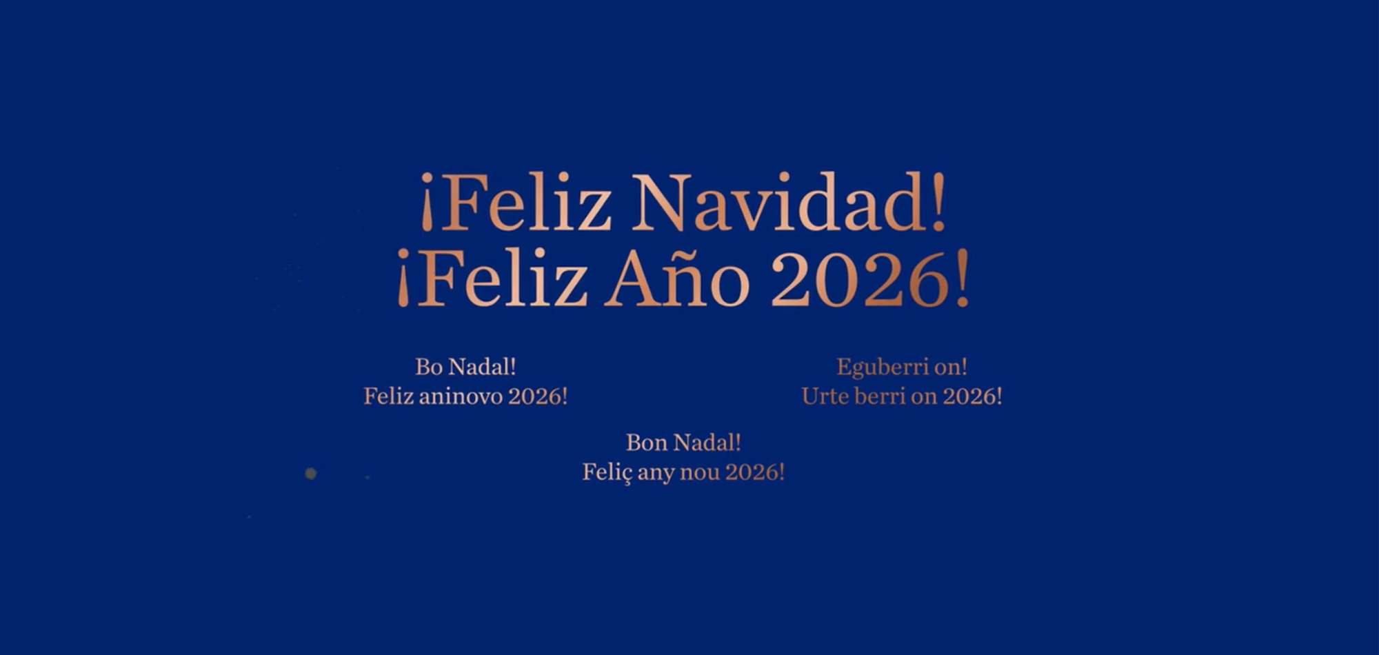 LA ORQUESTA Y CORO NACIONALES DE ESPAÑA LES DESEAN UNA FELIZ NAVIDAD Y FELIZ AÑO 2026